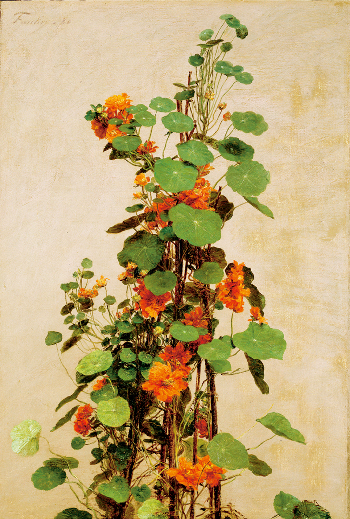  方丹·拉图尔 Fantin-Latour  静物花卉